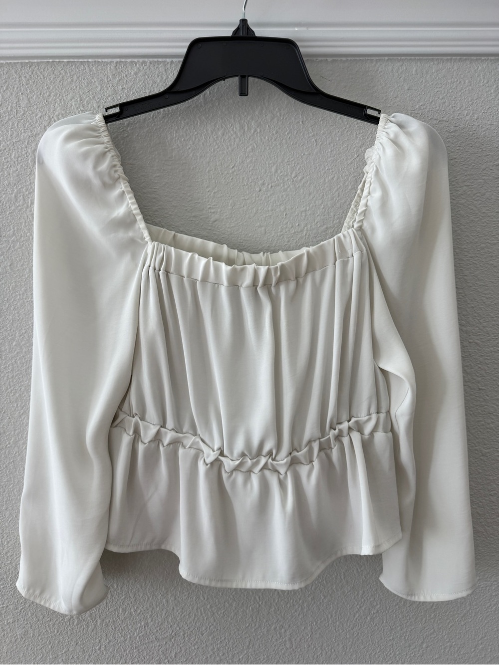 7 For All Mankind Women’s Cream Blouse
